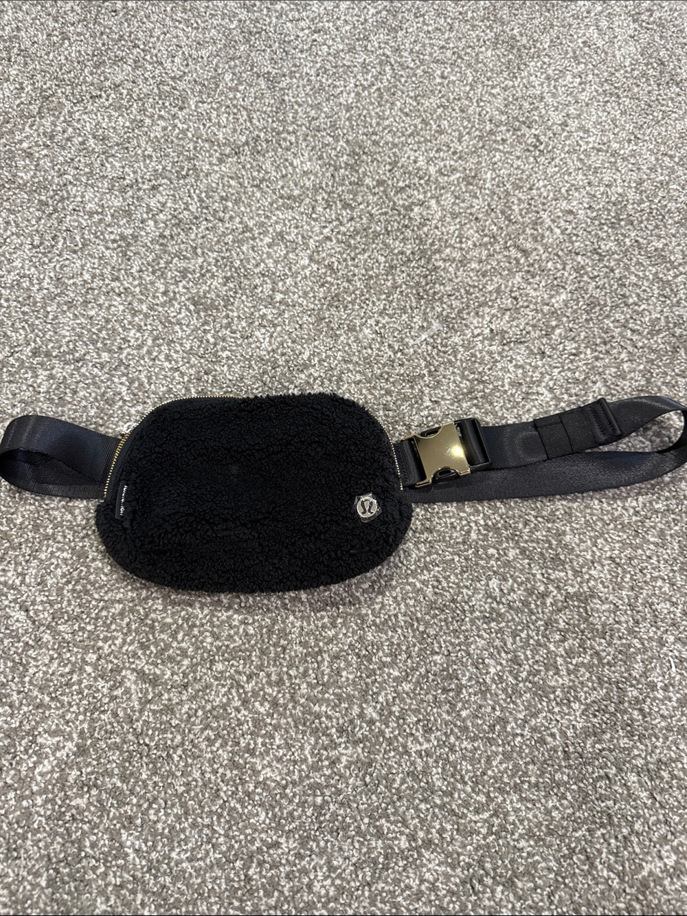 Lululemon Black Sherpa Belt Bag